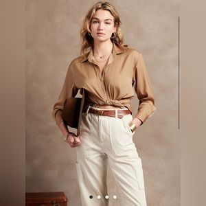 Banana Republic Silky Oversized Shirt